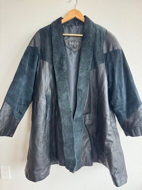 Vintage D.A.N.Y. Leather & Suede Patchwork Jacket
